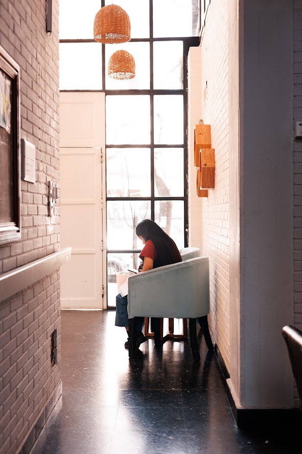 Sala de espera y recepción de la residencia